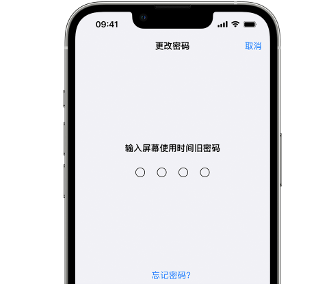 盐源iPhone屏幕维修分享iPhone屏幕使用时间密码忘记了怎么办 