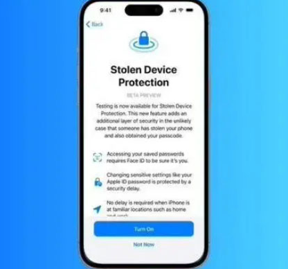 盐源苹果授权维修店分享被盗设备保护功能开启方法 