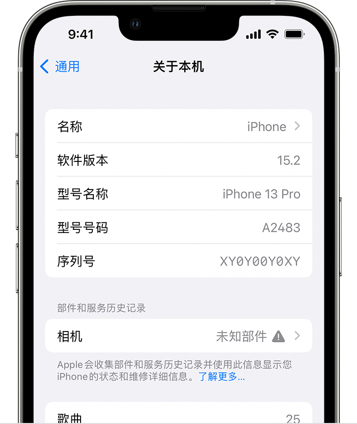 盐源苹果维修分享iPhone 出现提示相机“未知部件”是什么原因？ 