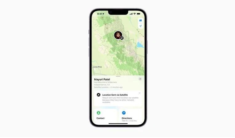 盐源苹果14维修分享iPhone14系列中 FindMy功能通过卫星分享位置方法教程 