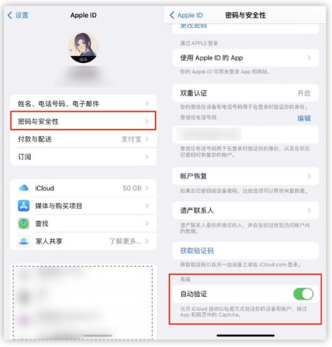 盐源苹果手机维修分享iOS 16 自动验证功能开启方法 