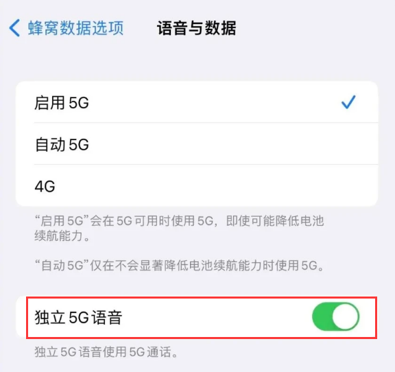 盐源苹果14维修分享iPhone 14 Pro如何开启VoNR 