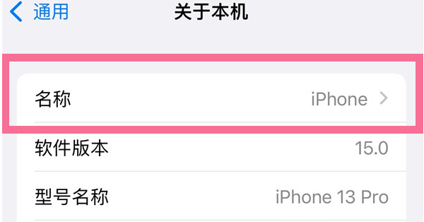盐源苹果13维修分享iPhone 13热点名字设置教程 