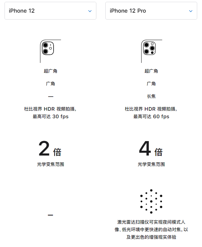 盐源苹果手机维修分享苹果 iPhone 12 与 iPhone 12 Pro 选哪款 